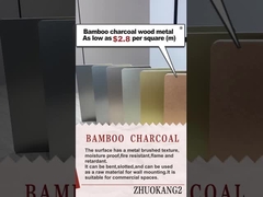 Высококачественная горячая продажа Карбоновая кристаллическая доска Огнеупорная бамбуковая угольная металлическая доска Фанера