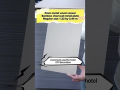 Фабрика подгоняла горячую плиту угля бамбука металла охраны окружающей среды продажи