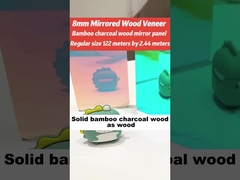 Зеркальные стеновые панели ПВХ Бамбуковые угольные стеновые панели влагостойкие
