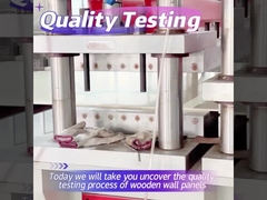 Испытание качества фанеры из дерева из бамбука и древесного угля