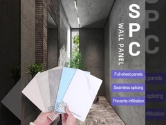 SPC Стенная панель Мраморный лист Каменный пластиковый доска Сжатая скальная доска Ванная комната Душ водонепроницаемая доска