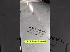 Легкие ПВХ мраморные листы для настенных панелей, простая установка и проекты DIY для дома