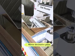 Экологически чистый интерьер Бамбук Уголь Зеркало Стенные панели ПВХ Зеркало Деревянный фанера