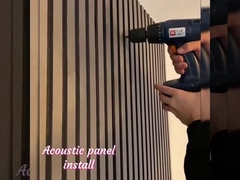 Панель материалов внутреннего художественного оформления панели прямых связей с розничной торговлей фабрики твердая деревянная деревянная акустическая