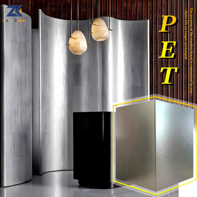 Environment Friendly Wood Veneer Metal PVC Panel Fireproof Bamboo Charcoal Board