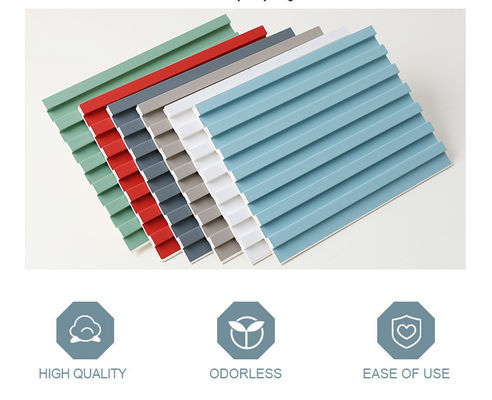 OEM ODM WPC Fluted Wall Panel Interior Formaldehyde Free