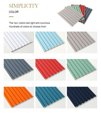 OEM ODM WPC Fluted Wall Panel Interior Formaldehyde Free
