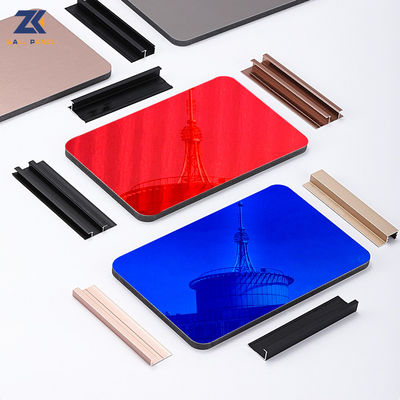 Mirror Finish Bamboo Charcoal Fiber Board Wallboard Scratch Resistant