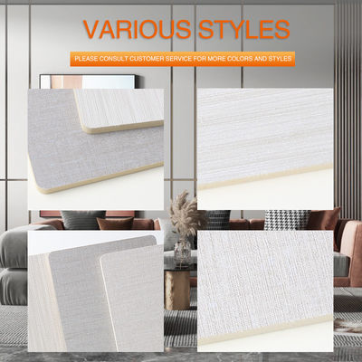 ISO9001 Interior Decoration Bamboo Charcoal Fabric Wood Veneer Panels