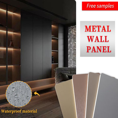 Flame Retardant Formaldehyde Free Metal Bamboo Charcoal Wood Veneers Waterproof