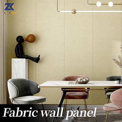 Fireproof Fabric Bamboo Charcoal Wall Board Decorative Wall Panel OEM
