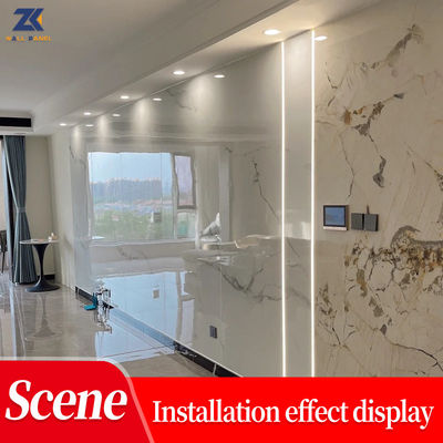 Fireproof Marble Interior Decorative Wall Panel Anti Static