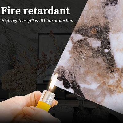 Fireproof Marble Interior Decorative Wall Panel Anti Static
