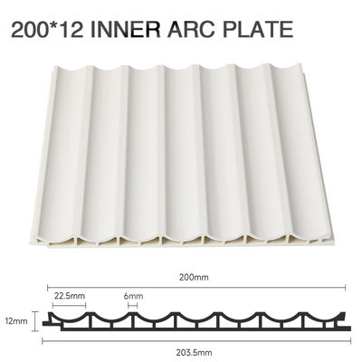 Aging Resistance WPC Fluted Wall Panel Installation Antibacterial