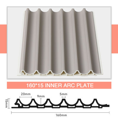 Aging Resistance WPC Fluted Wall Panel Installation Antibacterial