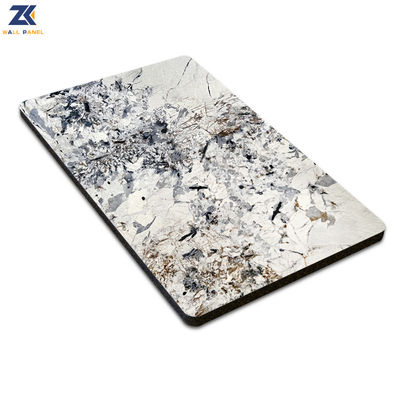 Bamboo Charcoal Fiber Marble PVC Wall Panels Anti Static Heat Insulation