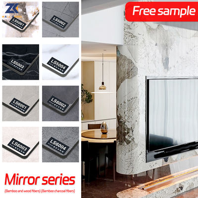 Soundproof Moisture Proof PVC PET Marble Bamboo Charcoal Board
