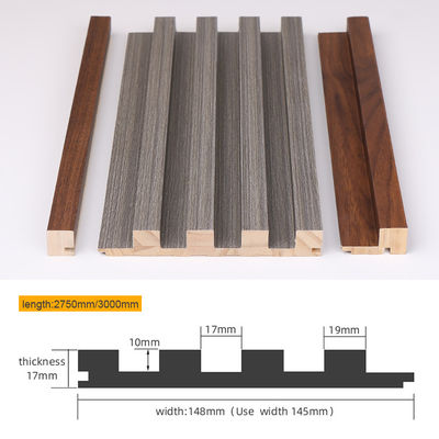 Insect Resistance WPC Grating Board WPC Fluted Wall Mould Proof