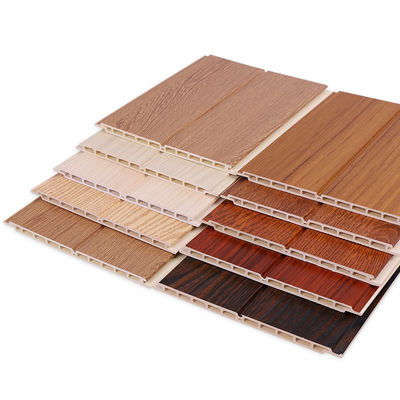 Antimicrobial Wood Plastic Composite WPC Fluted Wall Panel UV Resistance