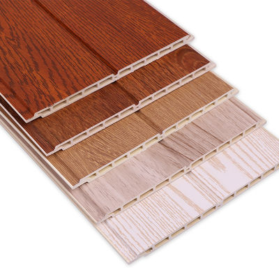 Antimicrobial Wood Plastic Composite WPC Fluted Wall Panel UV Resistance