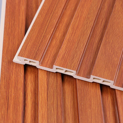 Bamboo Charcoal Thermoplastics WPC Wood Slat Panel 1220*2440*5mm
