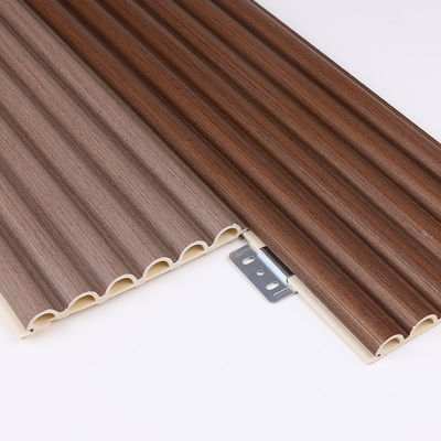15mm Interior Decoration Wall Panel PVC Wood Plastic Arc Board