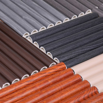 15mm Interior Decoration Wall Panel PVC Wood Plastic Arc Board