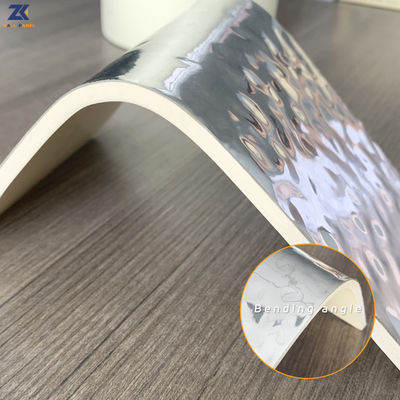 Waterproof And Fireproof Bamboo Charcoal Fiber Water Ripple Wall Panel With PUR Glue