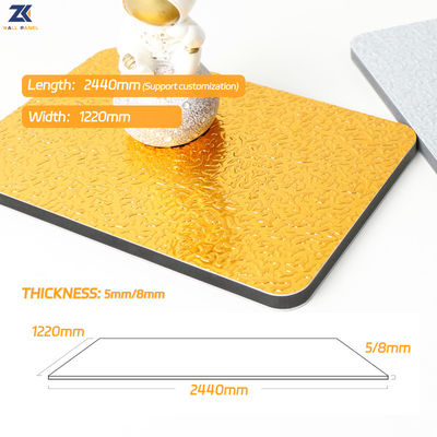 Waterproof And Fireproof Bamboo Charcoal Fiber Water Ripple Wall Panel With PUR Glue