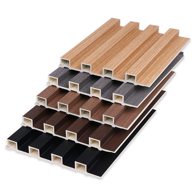 Customized Wood Plastic Grille Wall Panel Fluted WPC 1220*3000mm