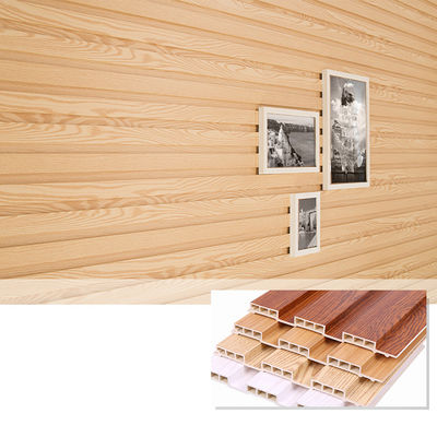 OEM ODM Eco Friendly WPC Wood Panel Fluted Moisture Resistant