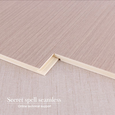 Office Indoor WPC Slotted Wood Veneer Wall Panel Moisture Proof
