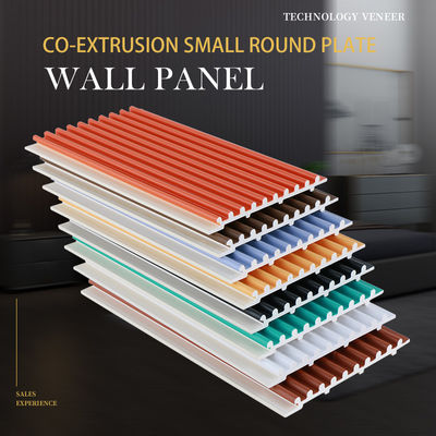 Factory Customized Fireproof PVC Co-Extruded Small Round Board Wall Panels