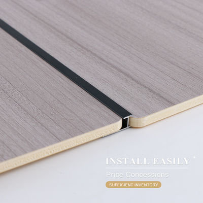 Light Luxury Style Fireproof And Mothproof Wood Grain PVC Bamboo Charcoal Fiber Board