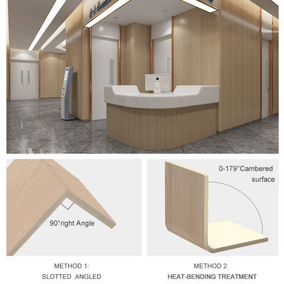 Hotel Decoration Modern Bamboo Charcoal Wood Veneer Paneling 5mm 8mm