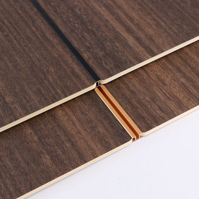 Carbon Crystal Bamboo Charcoal Wood Veneer Wood Grain Wall Panels Mould Proof