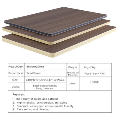 Factory Customized Environmentally Friendly Wood Grain Wood Veneer Wall Panels