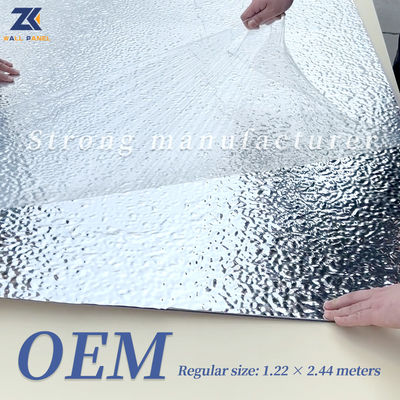Water Ripple PVC Laminate Layer Bamboo Fiber Wall Panels