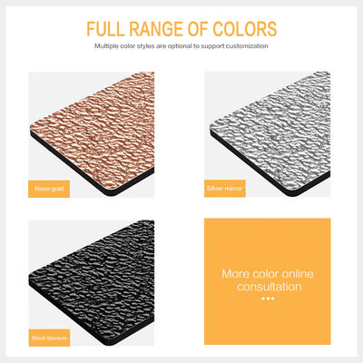 ISO9001 Carbon Crystal Water Ripple Panel Moisture Proof