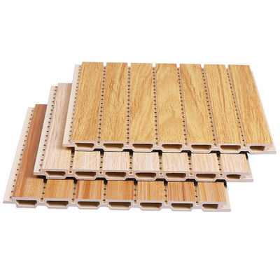 Wood Plastic Composite WPC Sound Proofing Panels Bendable