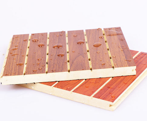 Waterproof Wood Plastic Composite WPC Sound Absorbing Panels OEM