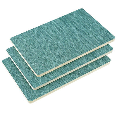 Bamboo Wood Fiber Fireproof Fabric PVC Wall Panels Water Resistant