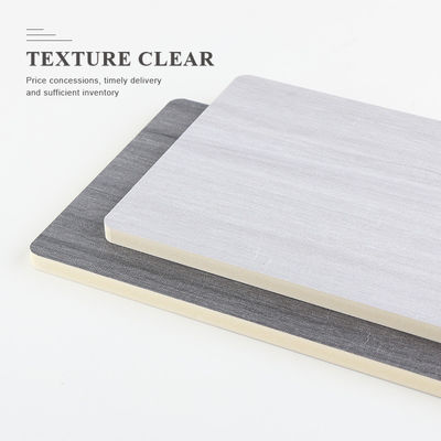 Wood Grain Wall Panels Bamboo Charcoal Wood Veneer 5mm 8mm