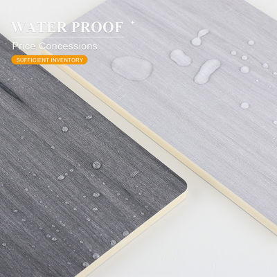 Wood Grain Wall Panels Bamboo Charcoal Wood Veneer 5mm 8mm