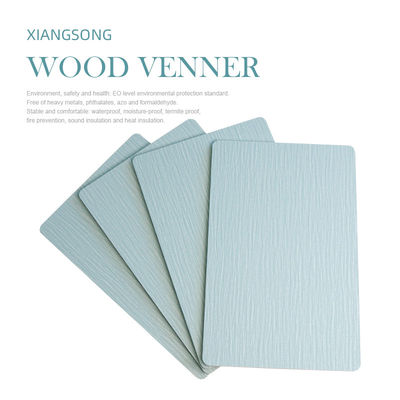 Odorless Wood Grain Bamboo Charcoal Wood Veneer Wall Panels Eco Consciousness