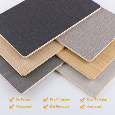 Luxury Decorative Eco-Friendly Waterproof Fabric Bamboo Fiber Wall Paneling