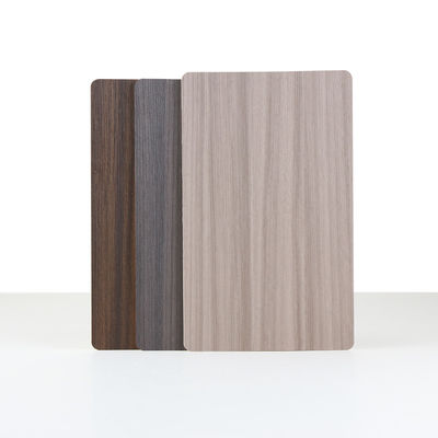 Odorless Bamboo Fiber Wall Panel Wood Grain Veneer Sheets 1220*2440mm