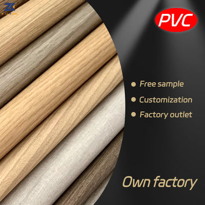 Waterproof And Soundproof Wood Grain Wood Veneer PVC Wall Panels