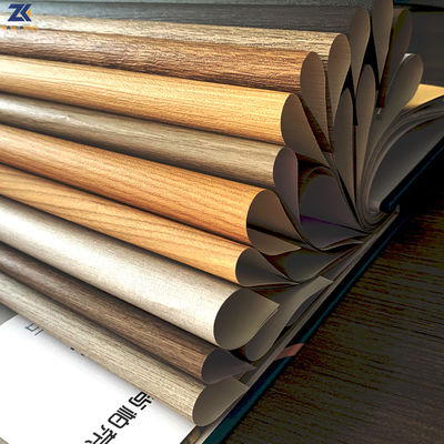 Waterproof And Soundproof Wood Grain Wood Veneer PVC Wall Panels