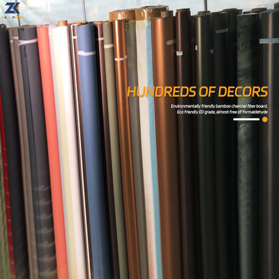 PVC Marble Bamboo Charcoal Wood Veneer Wall Panel Carbon Crystal Plate